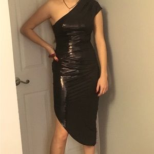 Beautiful silky dress for special occasions color black